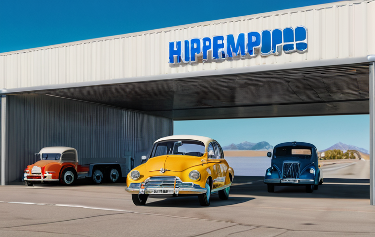 대형 트럭의 GPS 트래킹 시스템 - Here are three detailed image prompts: