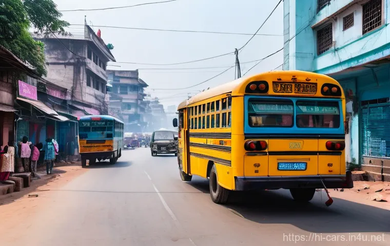 특수 차량의 환경 인증 기준 - Image Prompt 1: Urban Air Quality Transformation - A Tale of Two Vehicles** 특수 차량의 환경 인증 기준 - Image Prompt 1: Urban Air Quality Transformation - A Tale of Two Vehicles**
