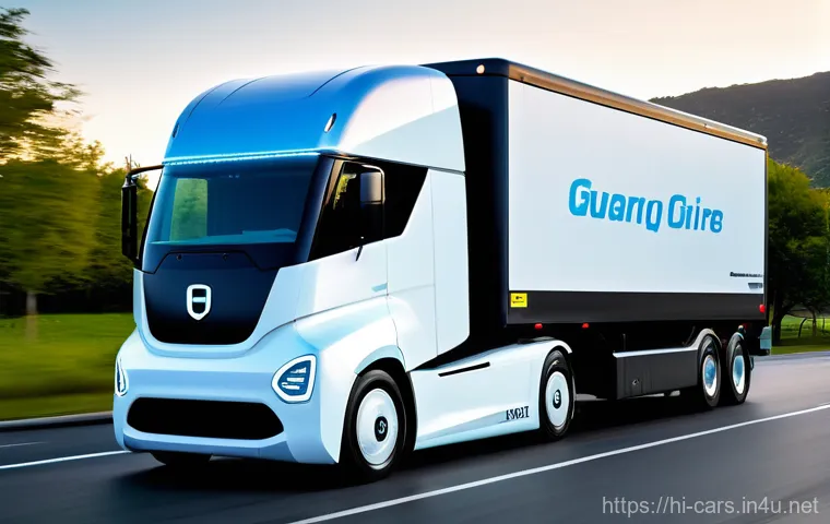 대형 트럭의 핸들링 개선 기술 - **Prompt 2: Advanced Braking System in Action on a Rainy Highway**
"A powerful, modern semi-trai... 대형 트럭의 핸들링 개선 기술 - **Prompt 2: Advanced Braking System in Action on a Rainy Highway**
"A powerful, modern semi-trai...