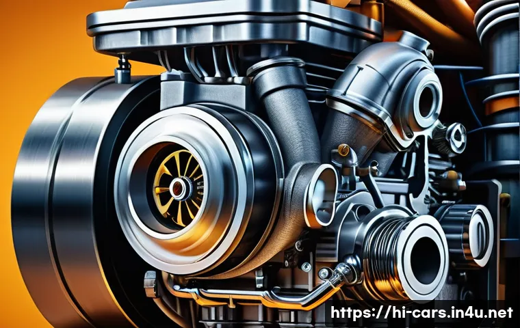 대형 트럭의 장거리 주행 성능 - A detailed and realistic illustration of a modern truck engine featuring advanced technology such as...